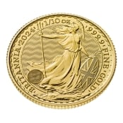 Britannia 1/10 oz Gold 2024 - 3d Ansicht