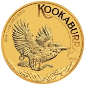 Kookaburra 1/10 oz Gold 2024 - 3 D