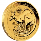 Kangaroo 1/10 oz Gold 2021 - 3 D