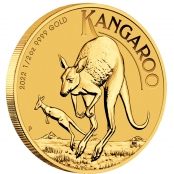 Kangaroo 1/2 oz Gold 2022- 3 D Ansicht