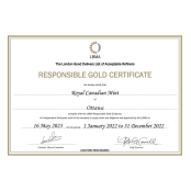 RCM Gold Zertifikat LBMA