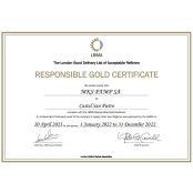 PAMP Suisse Gold Zertifikat LBMA