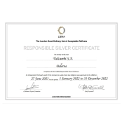 Valcambi Silber Zertifikat LBMA 